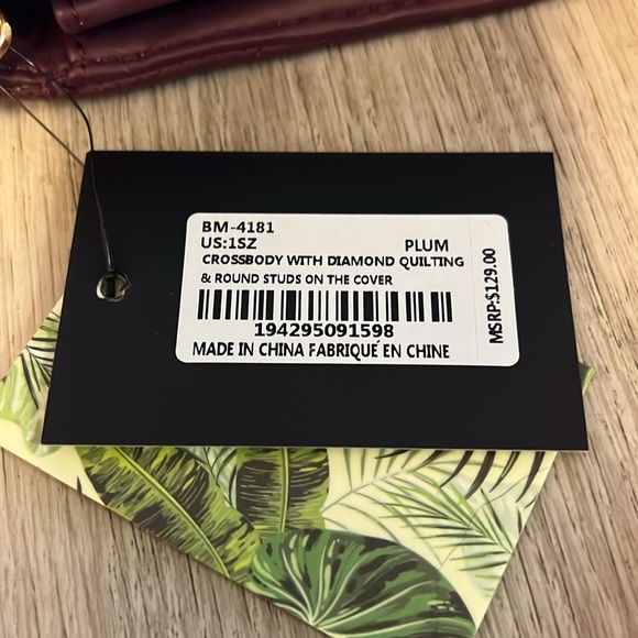 Badgley Mischka Crossbody with Diamond Quilting - Picture 6 of 9